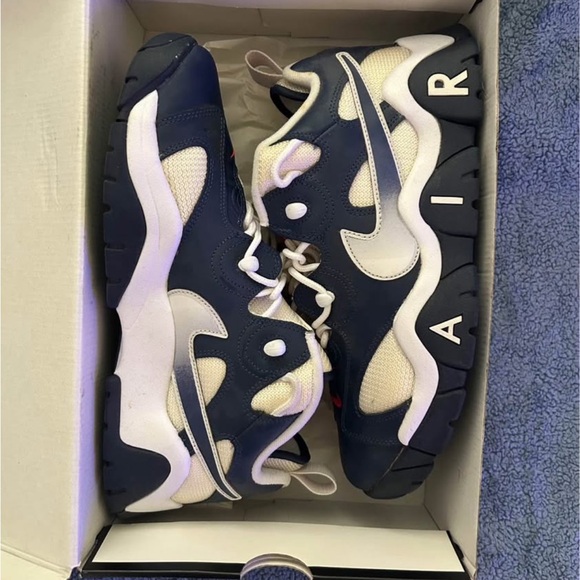 Nike Other - Nike Navy and Beige Athletic Shoes